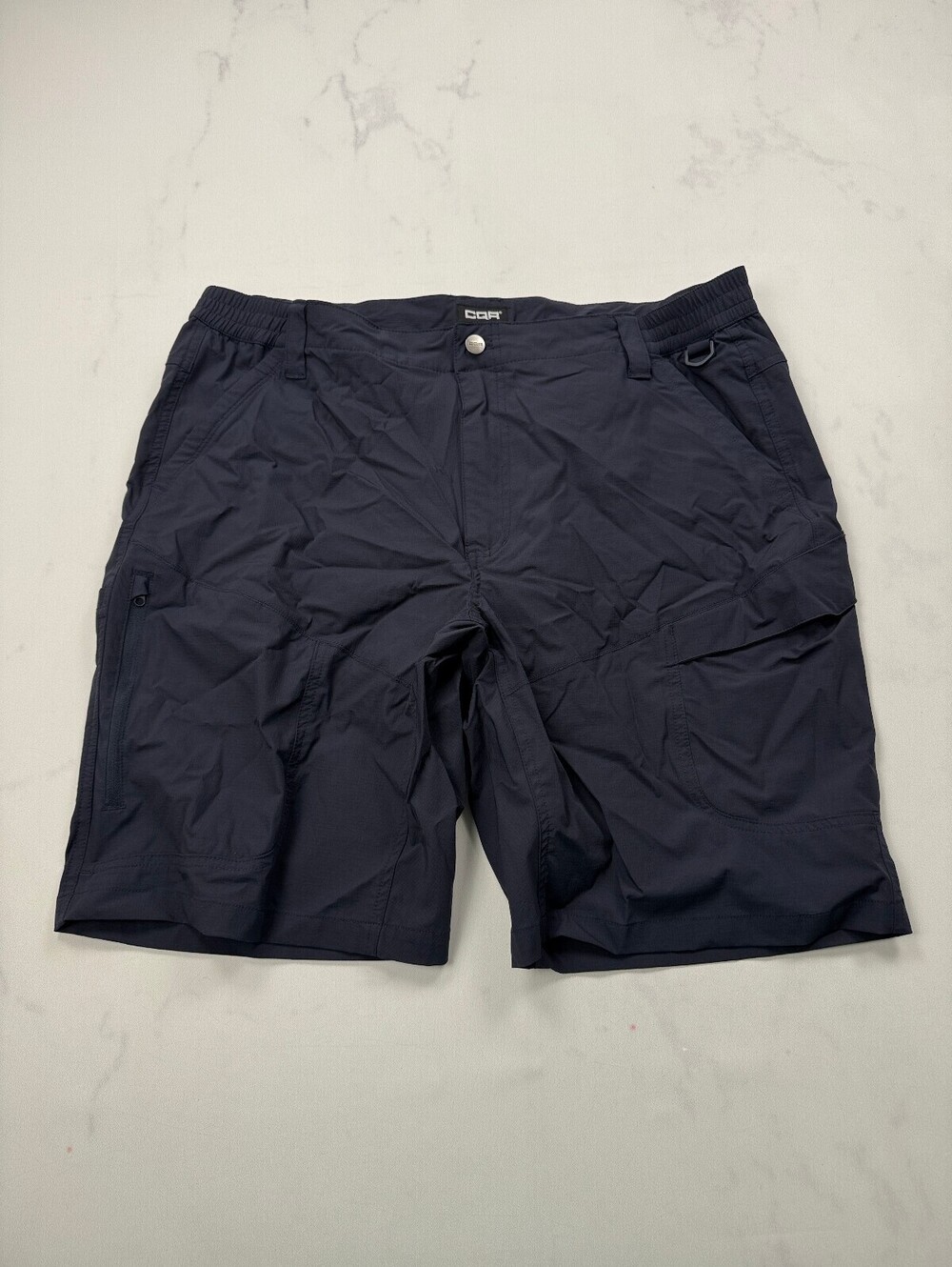 CQR Bermuda Shorts Navy 90s Biker - Mens 40W